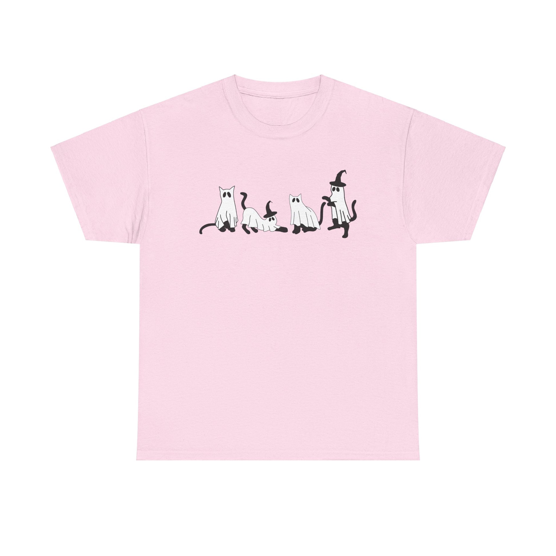 Ghostly Cats & Witch Hats Tee - Kim’s Signature Beauty & Accessories    