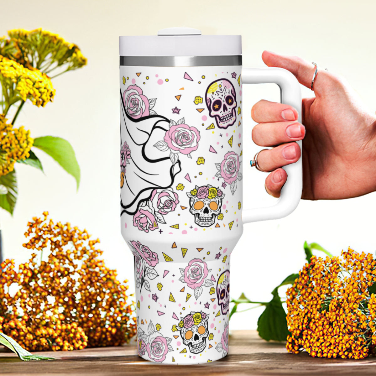 Ghostly Fun 40oz Tumbler - Kim’s Signature Beauty & Accessories    