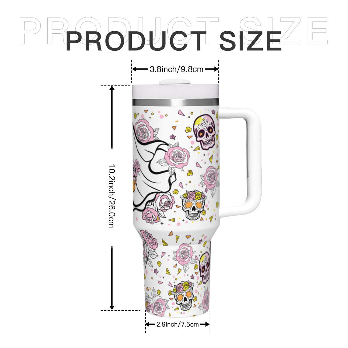 Ghostly Fun 40oz Tumbler - Kim’s Signature Beauty & Accessories    