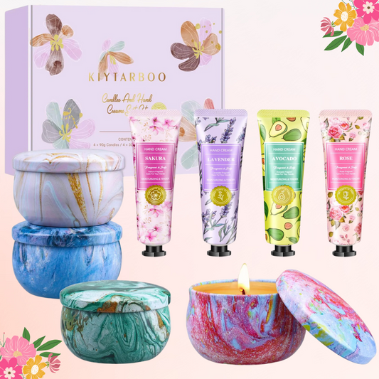 Gift Spa Basket for Women: Unique Candles & Hand Cream - Kim’s Signature Beauty & Accessories    