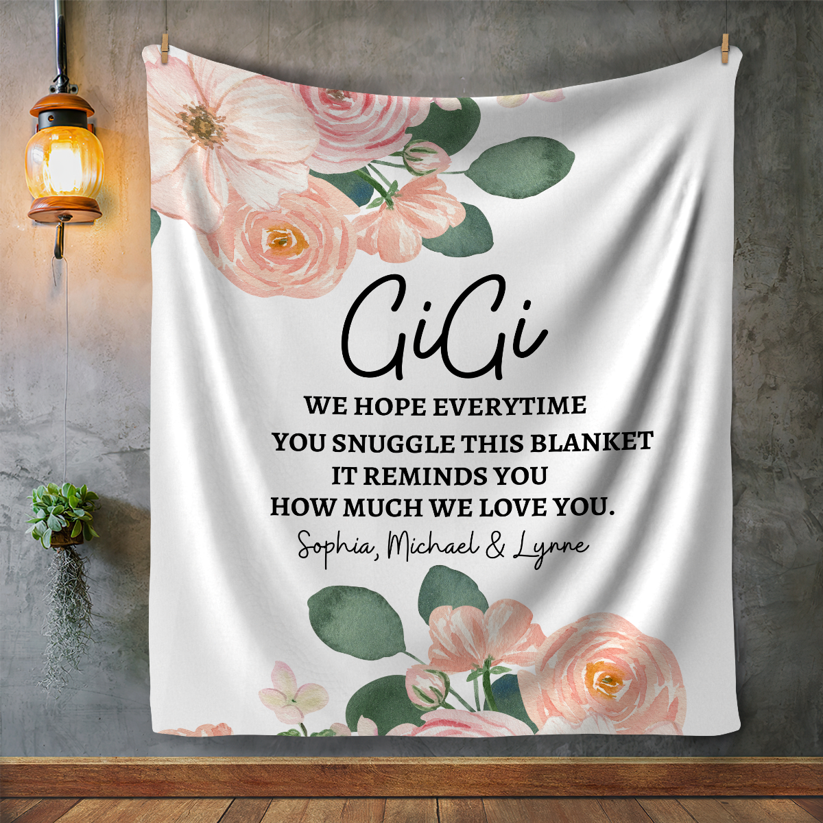 Gigi-Personalized Fleece Blanket (60X80) - Kim’s Signature Beauty & Accessories    
