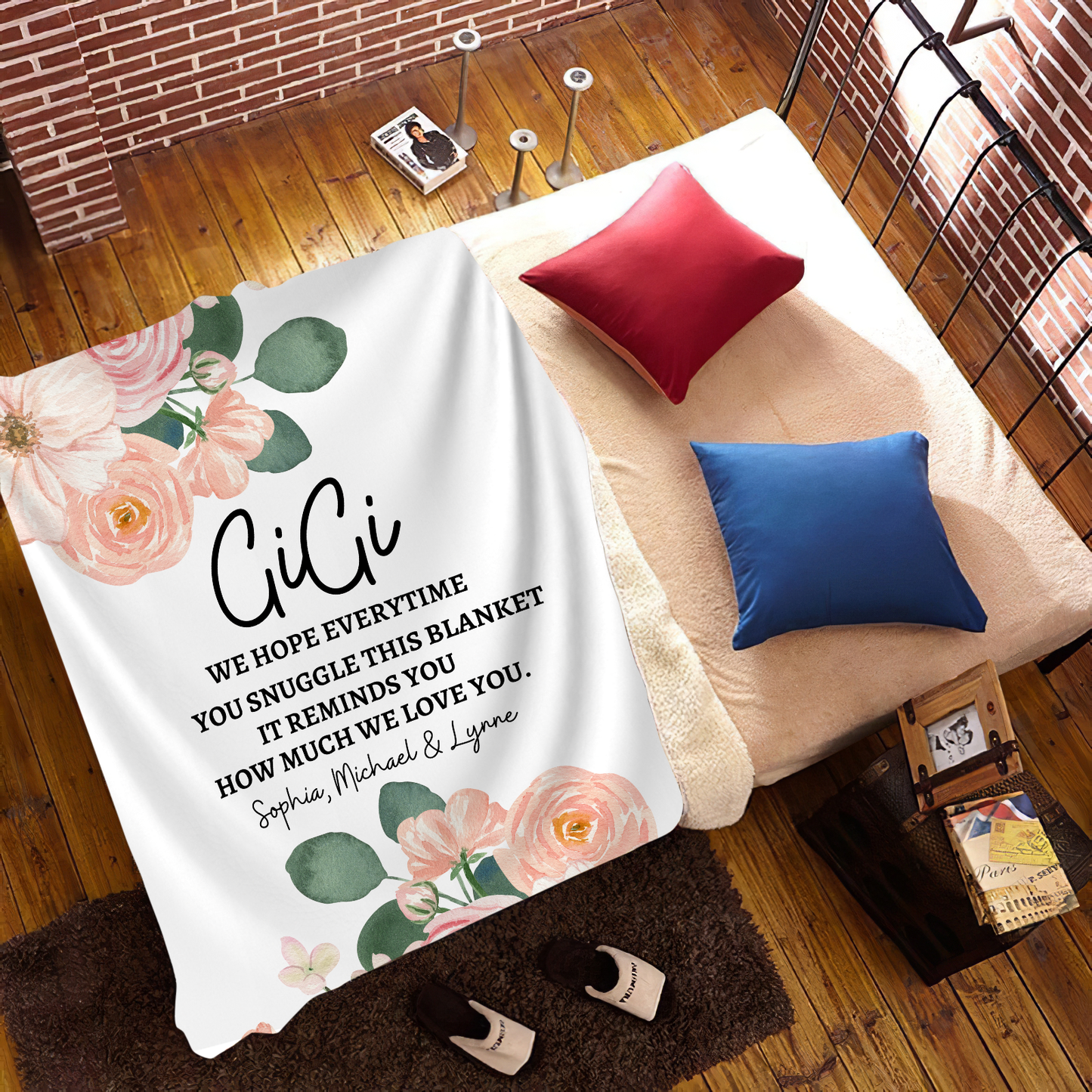 Gigi-Personalized Fleece Blanket (60X80) - Kim’s Signature Beauty & Accessories    