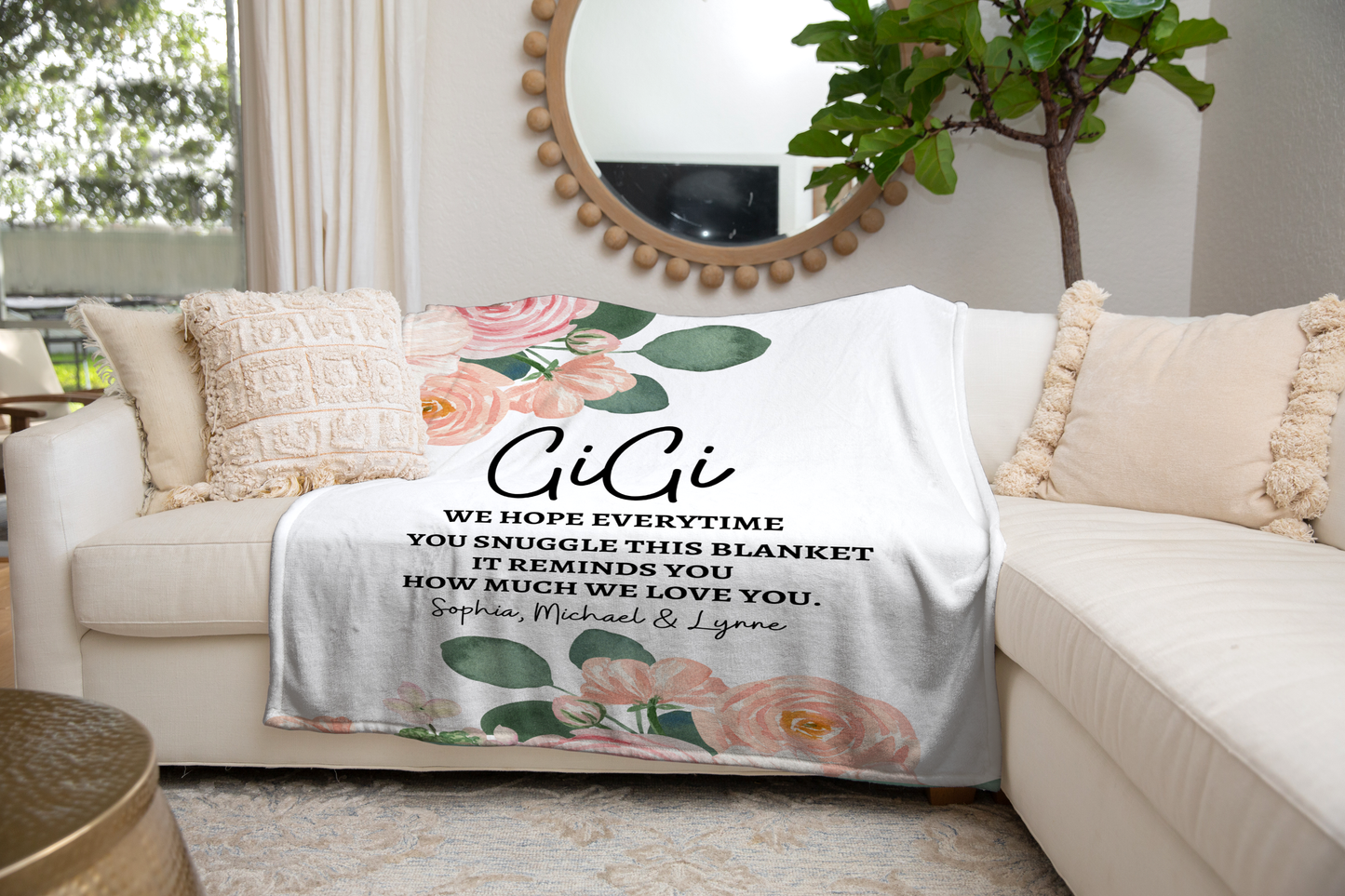 Gigi-Personalized Fleece Blanket (60X80) - Kim’s Signature Beauty & Accessories    