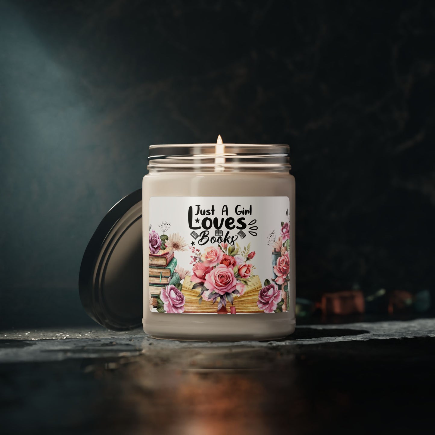 Girl Loves books Soy Candle, 9oz - Kim’s Signature Beauty & Accessories    