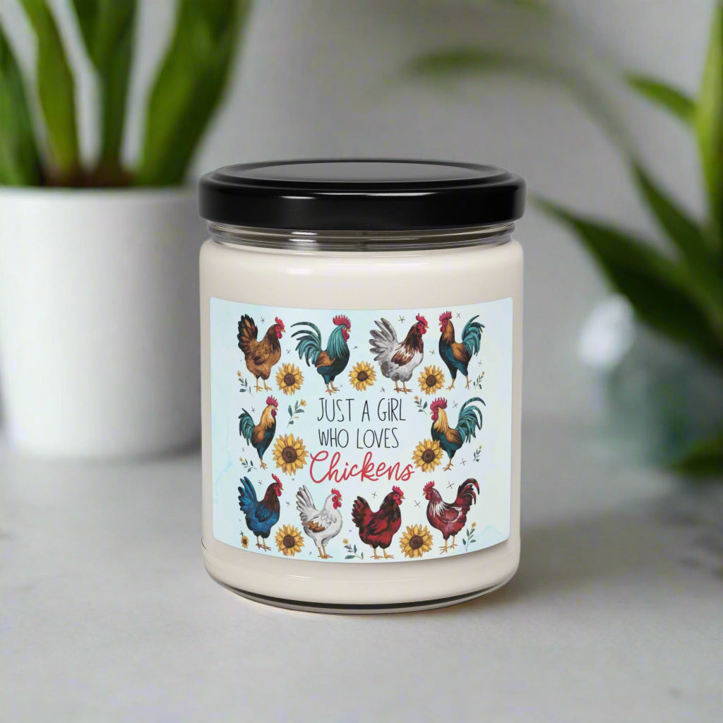 Girl Who Loves Chickens Candle - Kim’s Signature Beauty & Accessories    