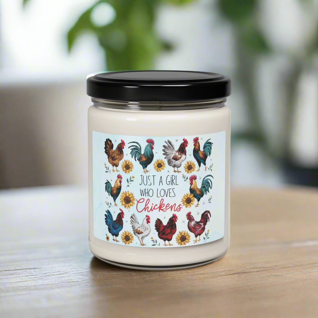 Girl Who Loves Chickens Candle - Kim’s Signature Beauty & Accessories    