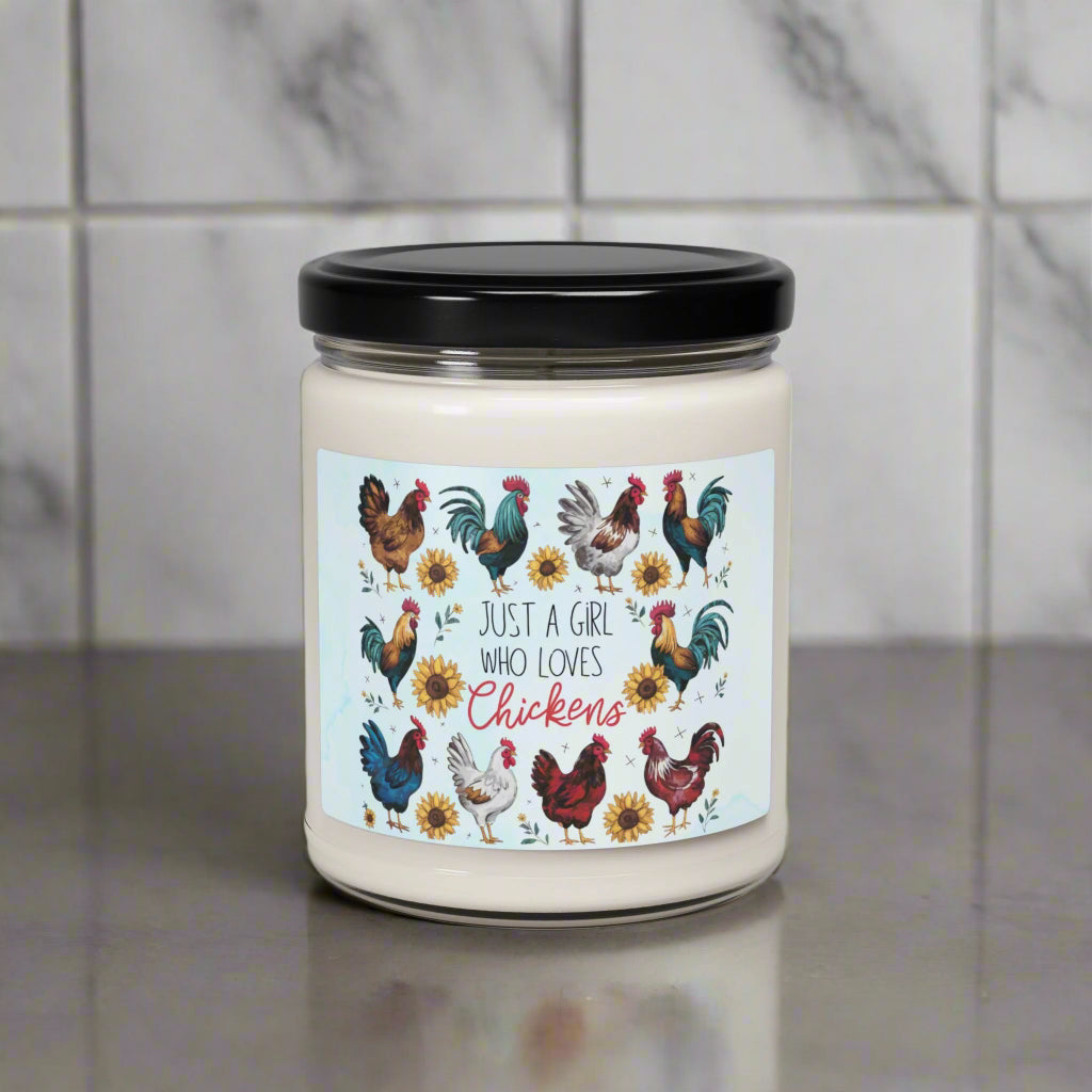 Girl Who Loves Chickens Candle - Kim’s Signature Beauty & Accessories    