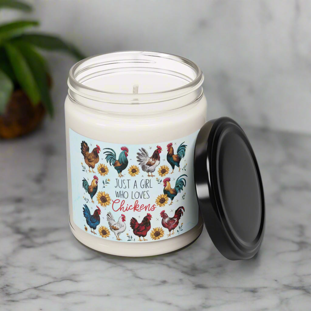 Girl Who Loves Chickens Candle - Kim’s Signature Beauty & Accessories    