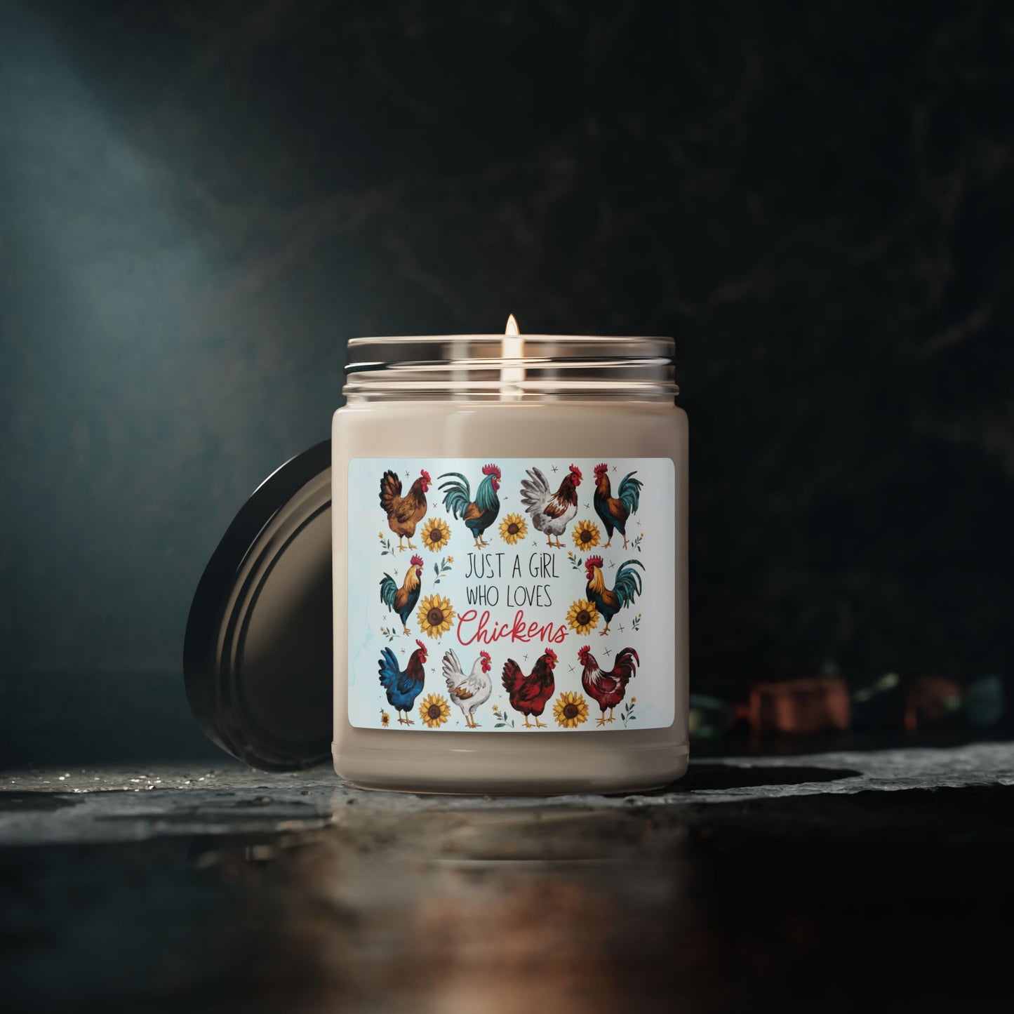 Girl Who Loves Chickens Candle - Kim’s Signature Beauty & Accessories    