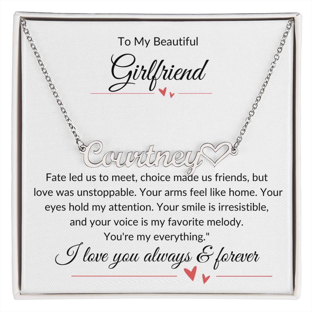 Girlfriend | Personalized Name necklace - Kim’s Signature Beauty & Accessories    