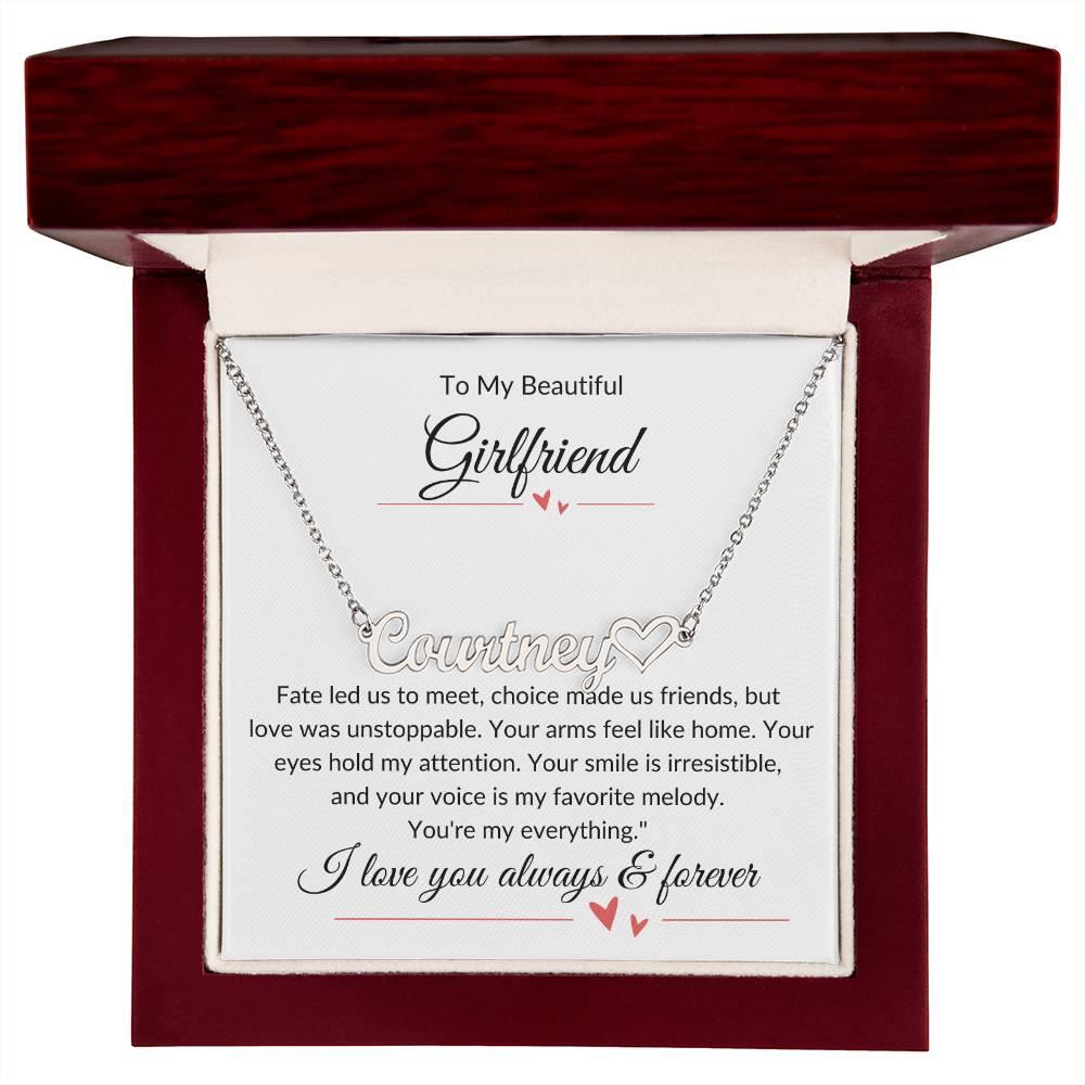 Girlfriend | Personalized Name necklace - Kim’s Signature Beauty & Accessories    