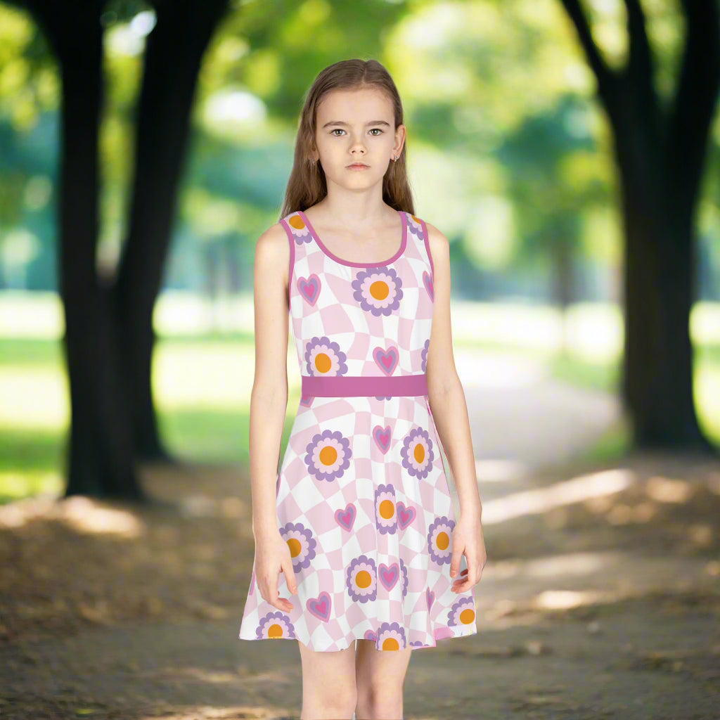 Girls' Floral Sleeveless Sundress - Perfect for Summer Fun & Playdates - Kim’s Signature Beauty & Accessories    