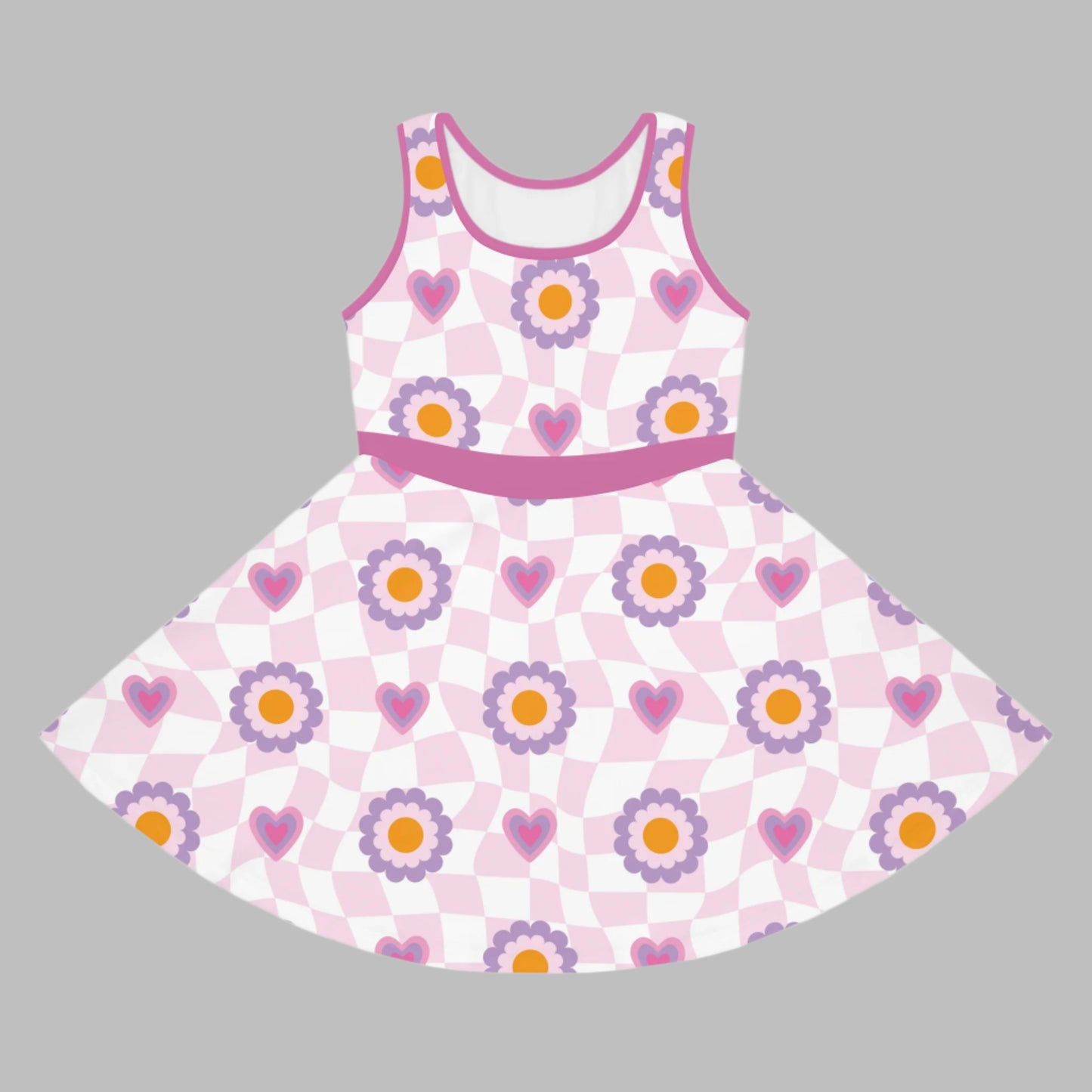 Girls' Floral Sleeveless Sundress - Perfect for Summer Fun & Playdates - Kim’s Signature Beauty & Accessories    
