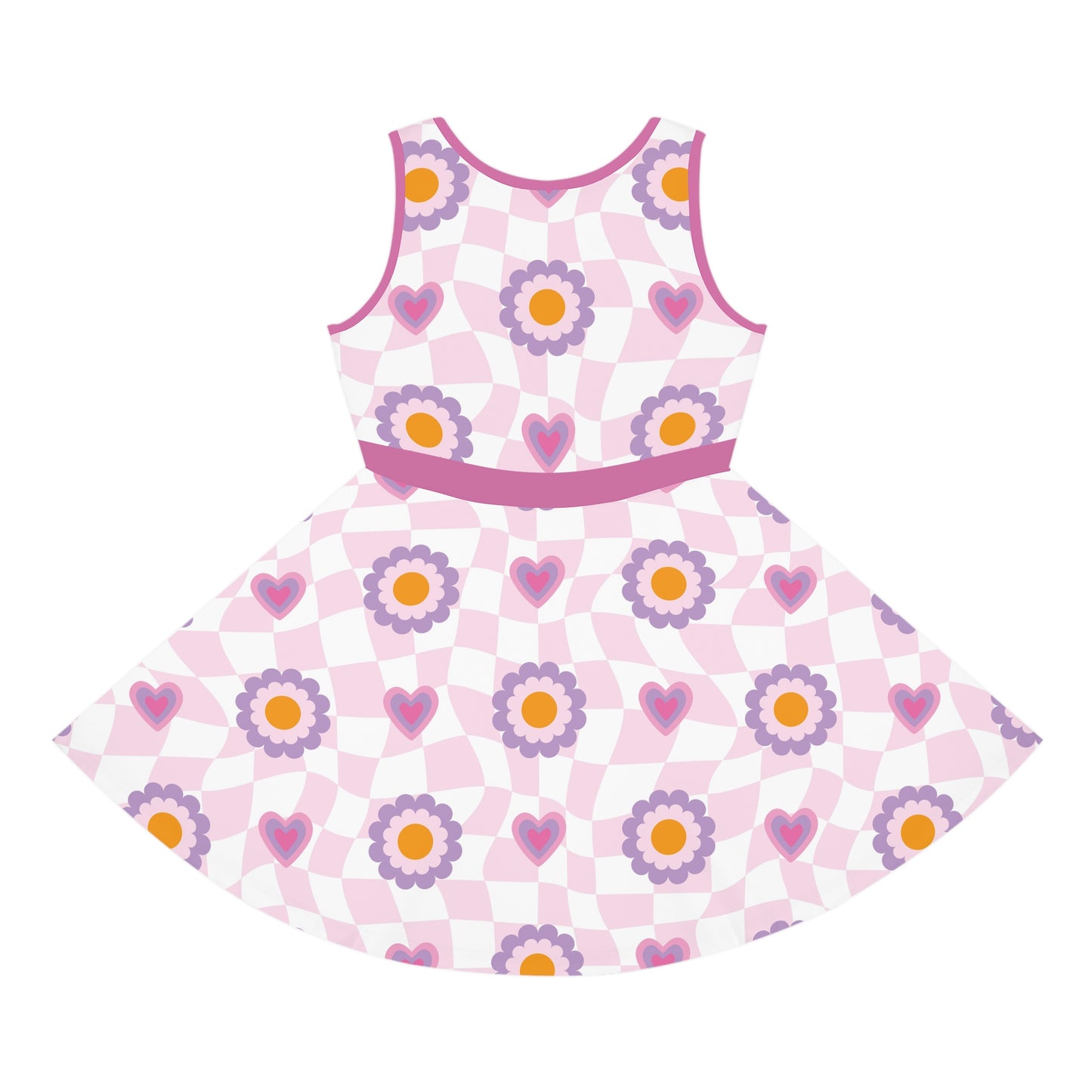 Girls' Floral Sleeveless Sundress - Perfect for Summer Fun & Playdates - Kim’s Signature Beauty & Accessories    