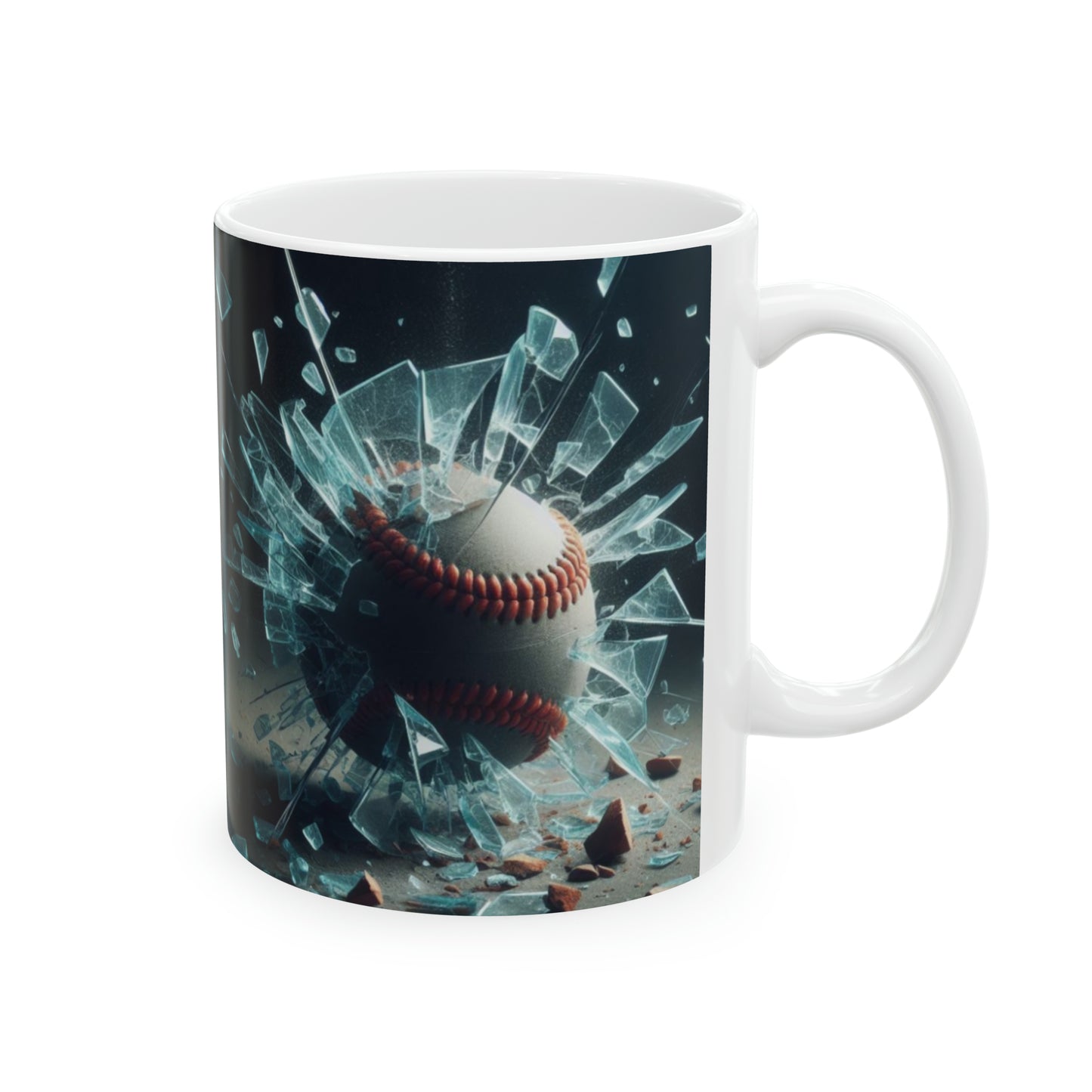 Glass Breaking Baseball 3D Mug - Kim’s Signature Beauty & Accessories    