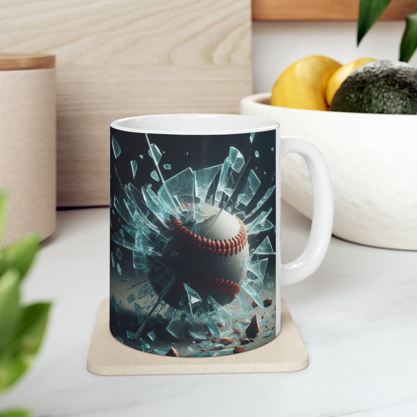 Glass Breaking Baseball 3D Mug - Kim’s Signature Beauty & Accessories    