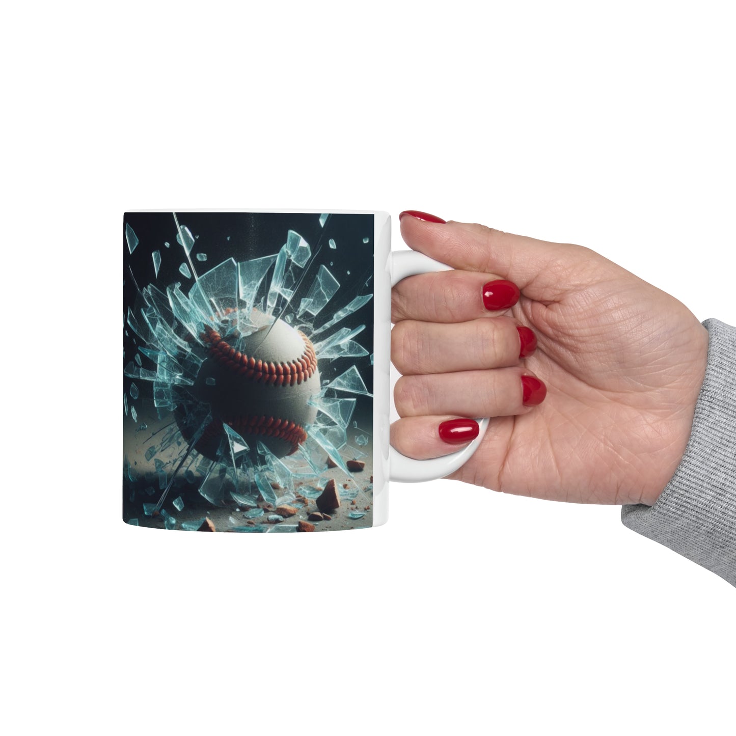 Glass Breaking Baseball 3D Mug - Kim’s Signature Beauty & Accessories    