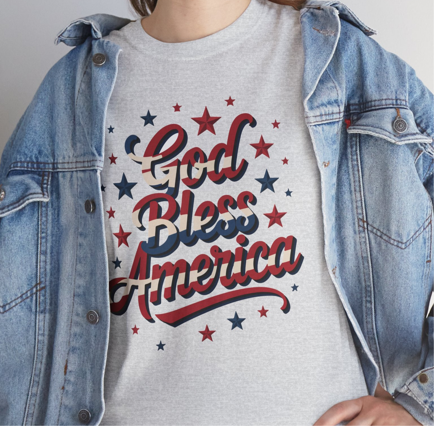 God Bless America Patriotic T-Shirt for Men & Women - Kim’s Signature Beauty & Accessories    