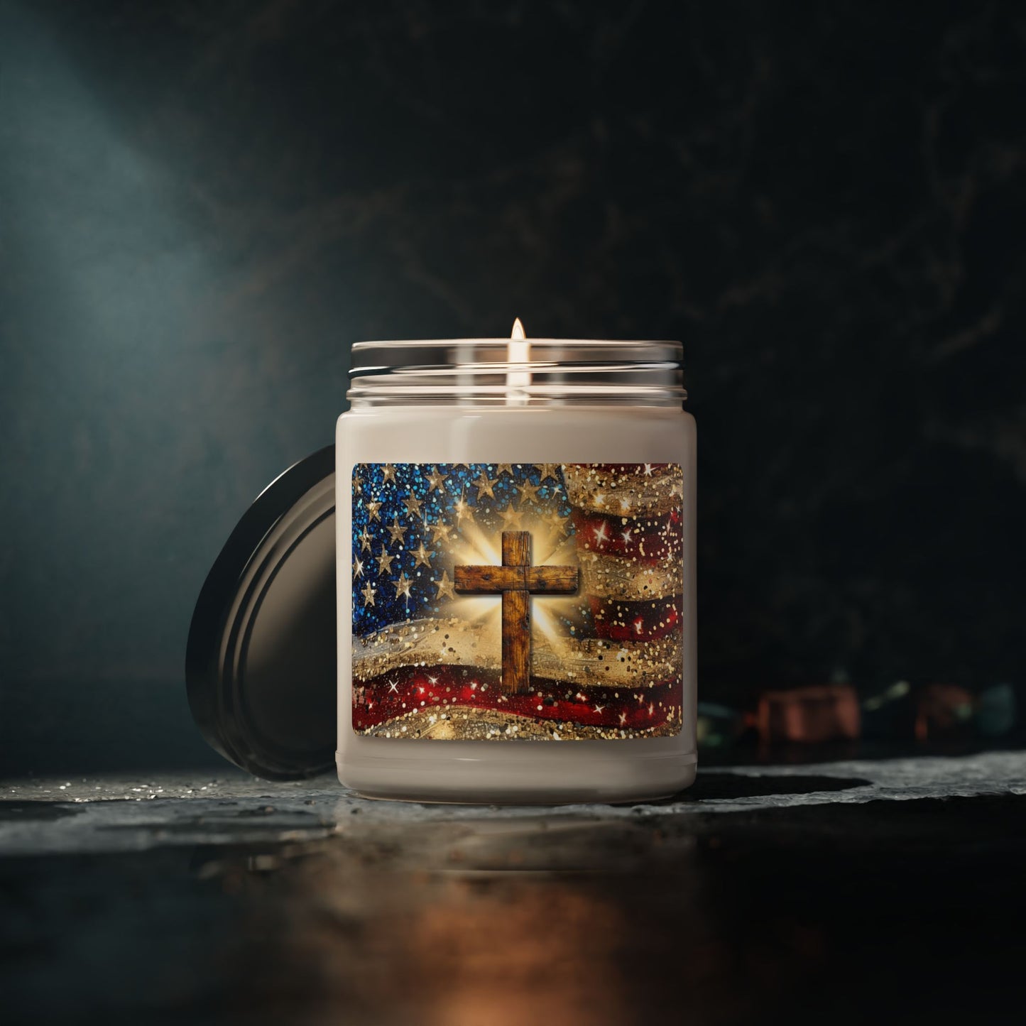 God Bless the USA Scented Soy Candle, 9oz - Kim’s Signature Beauty & Accessories    