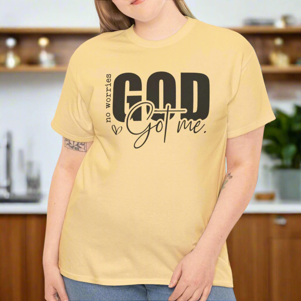 God Got Me Cotton Tee - Kim’s Signature Beauty & Accessories    