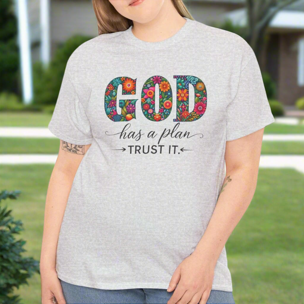 God Has A Plan Tee - Kim’s Signature Beauty & Accessories    