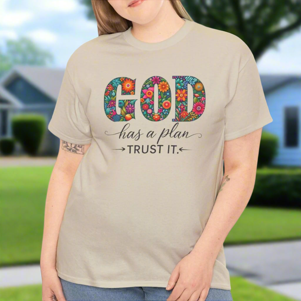 God Has A Plan Tee - Kim’s Signature Beauty & Accessories    