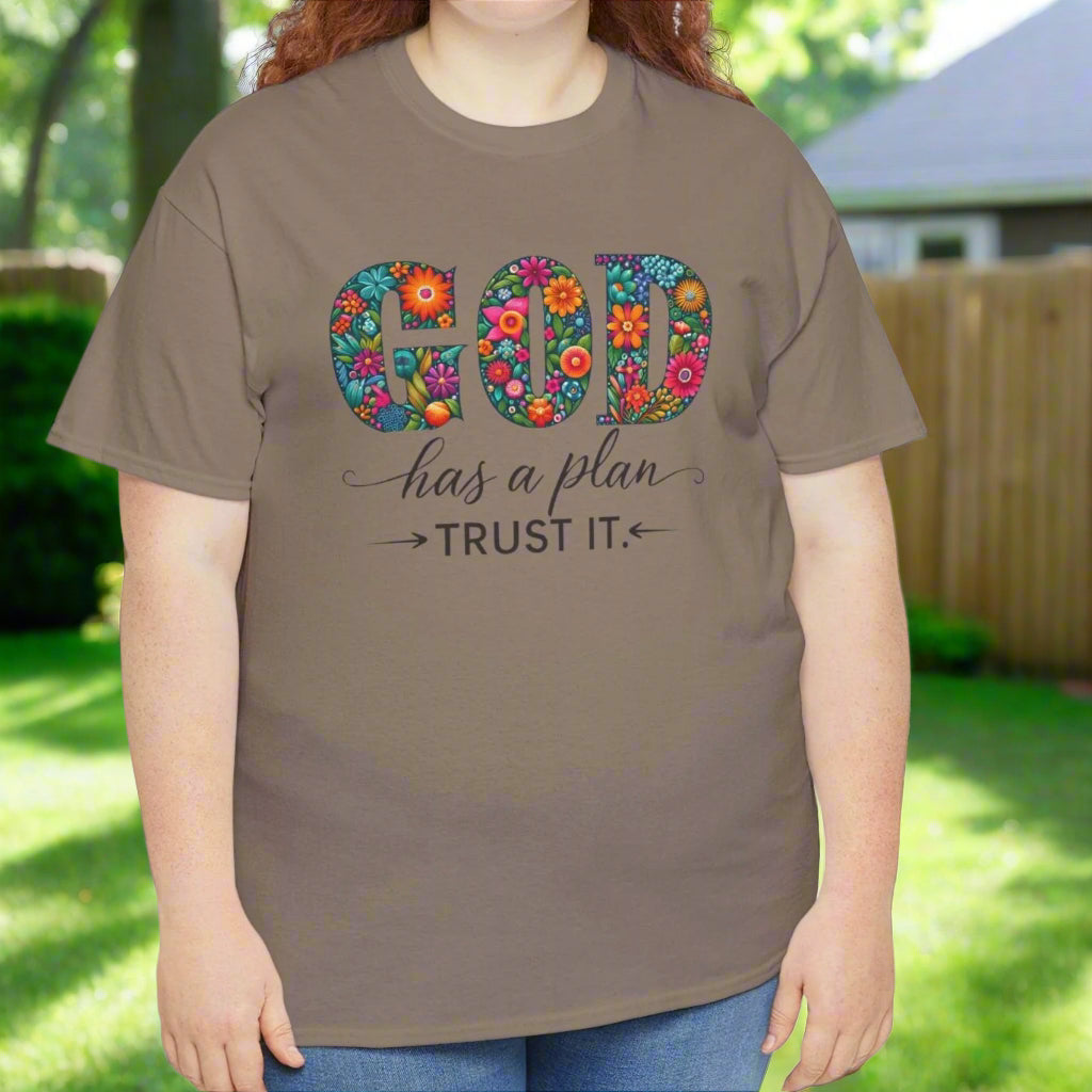 God Has A Plan Tee - Kim’s Signature Beauty & Accessories    