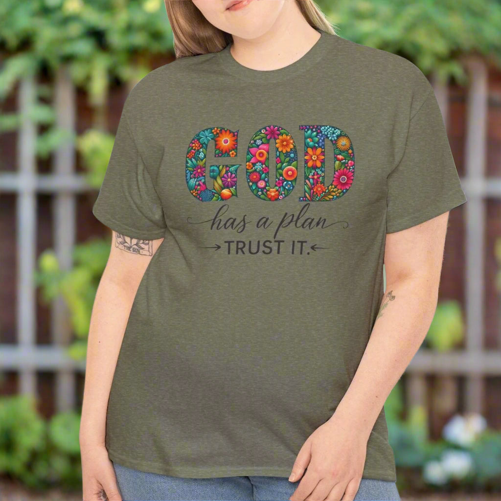 God Has A Plan Tee - Kim’s Signature Beauty & Accessories    