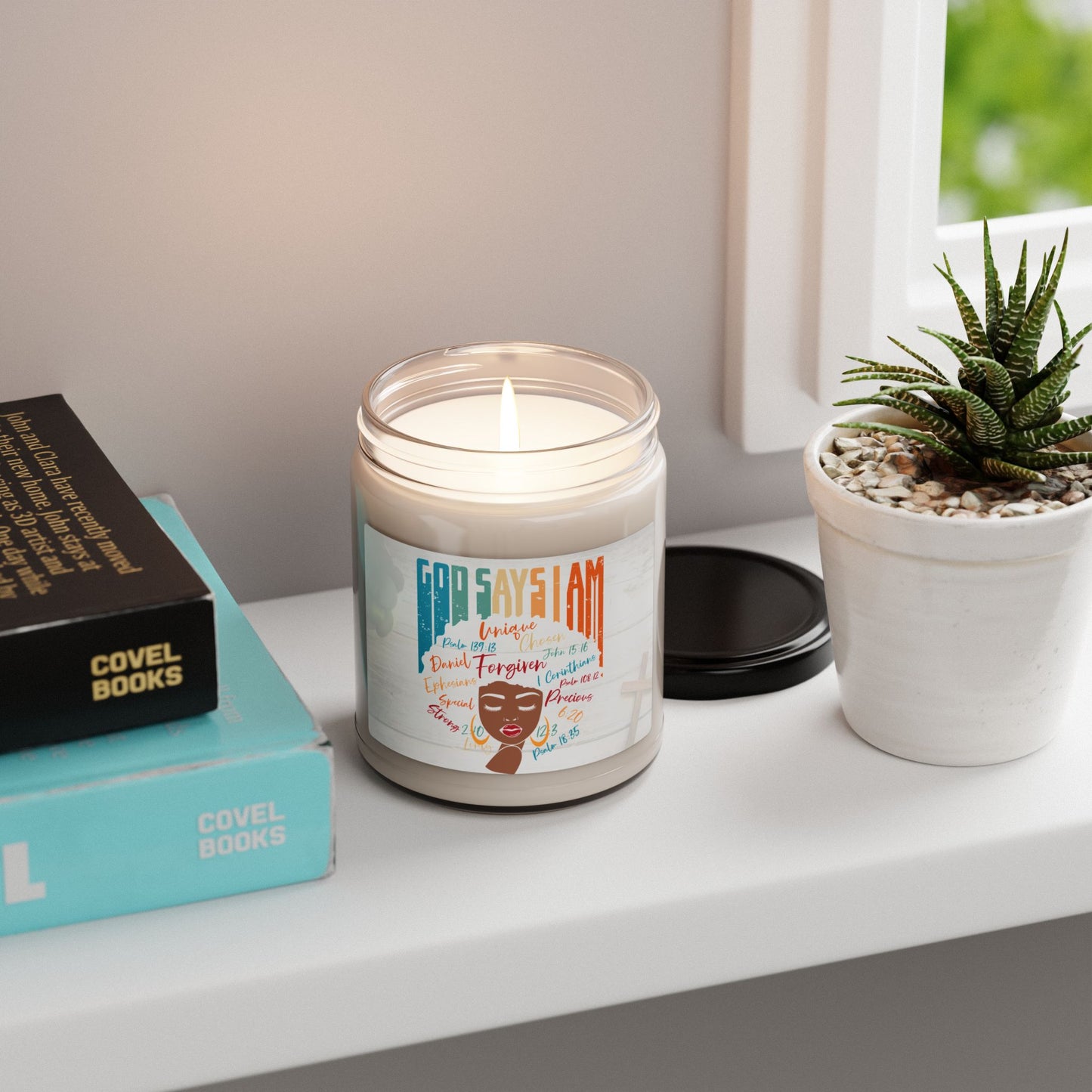 God Says I Am: Inspirational 9oz Candle - Kim’s Signature Beauty & Accessories    