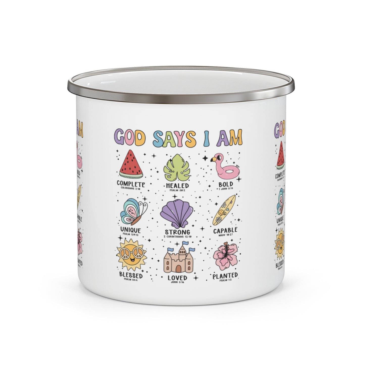 God Says I am... Camping Mug - Kim’s Signature Beauty & Accessories    