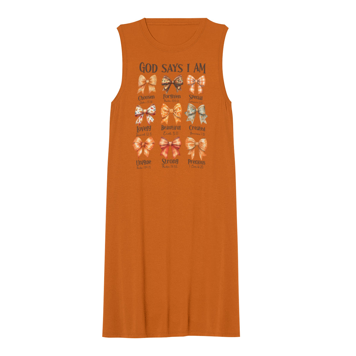 God Says I am Casual Autumn Dress - Kim’s Signature Beauty & Accessories    