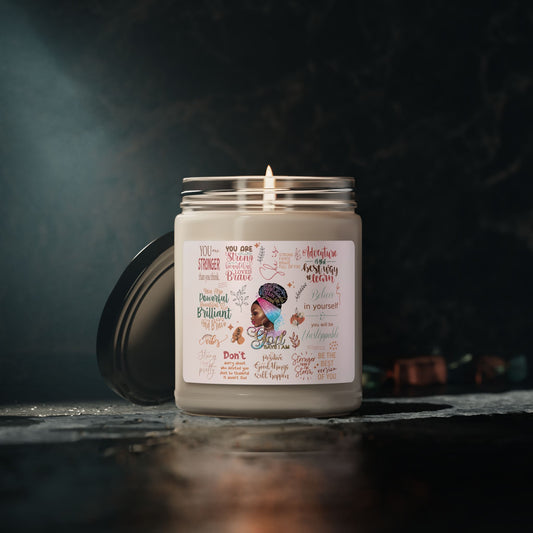 God says I am.. Woman of Color Soy Candle, 9oz - Kim’s Signature Beauty & Accessories    