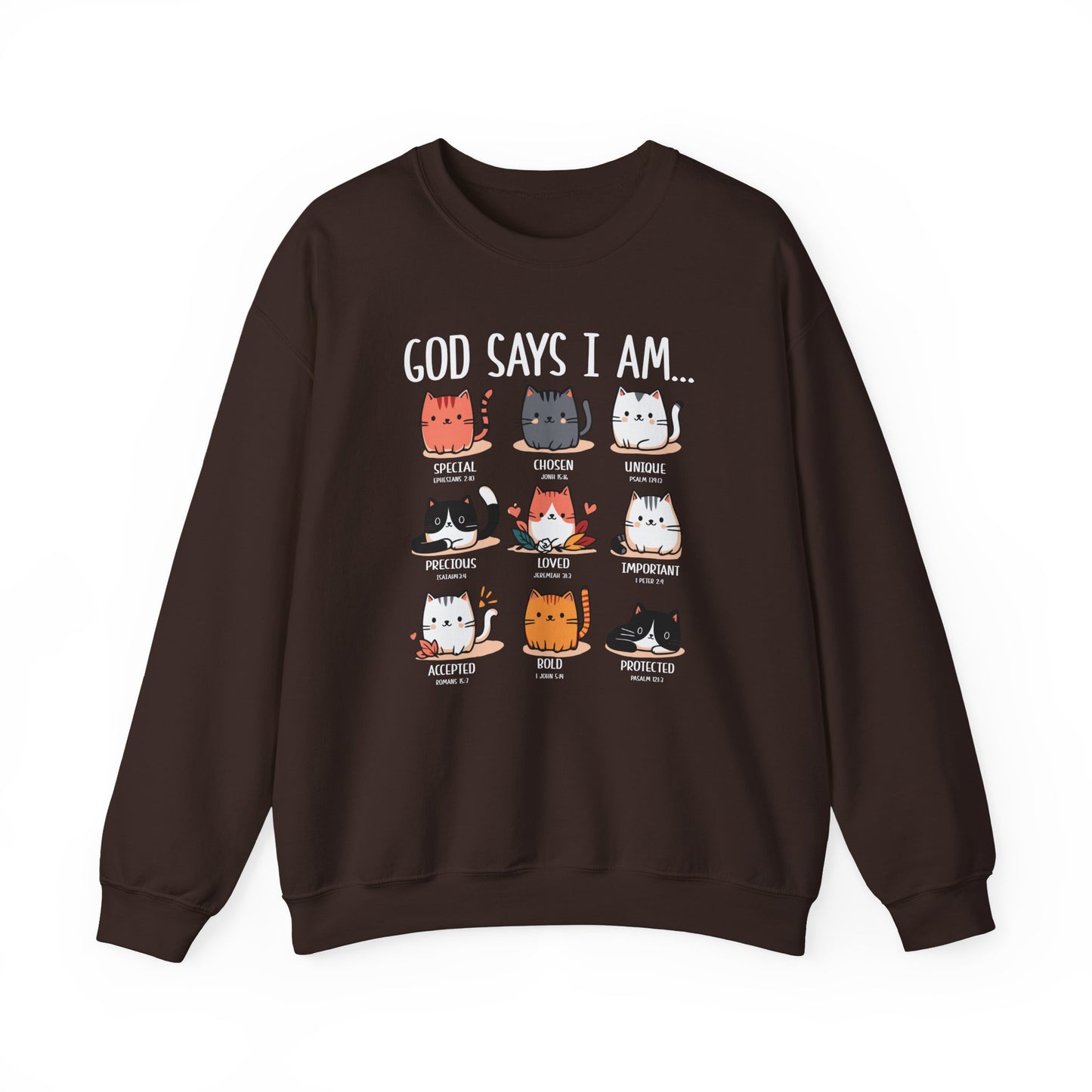 God says I am… inspirational sweatshirt - Kim’s Signature Beauty & Accessories    