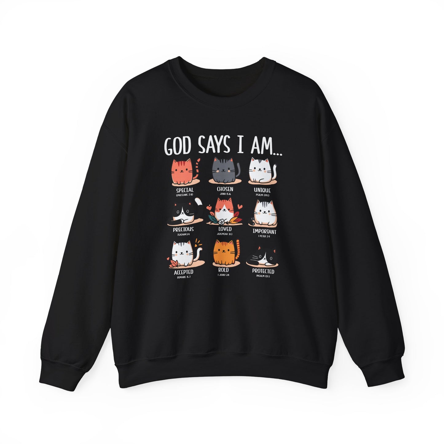 God says I am… inspirational sweatshirt - Kim’s Signature Beauty & Accessories    