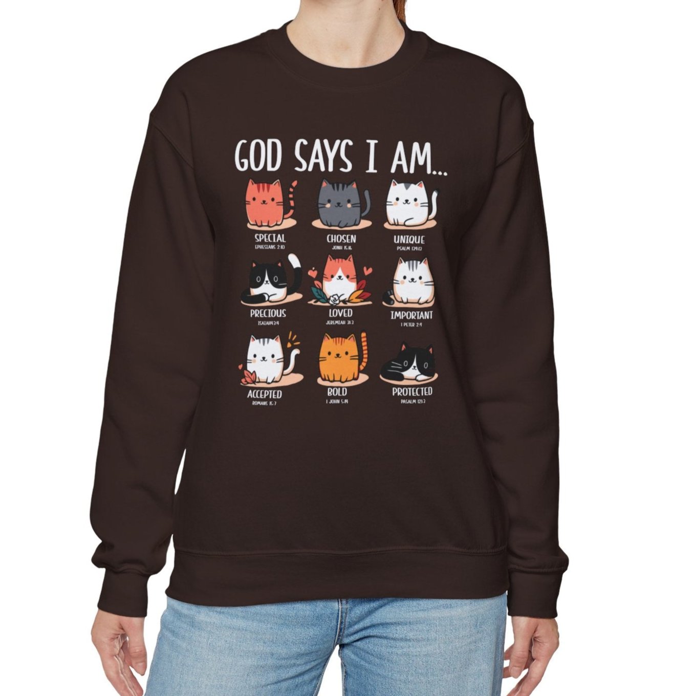 God says I am… inspirational sweatshirt - Kim’s Signature Beauty & Accessories    