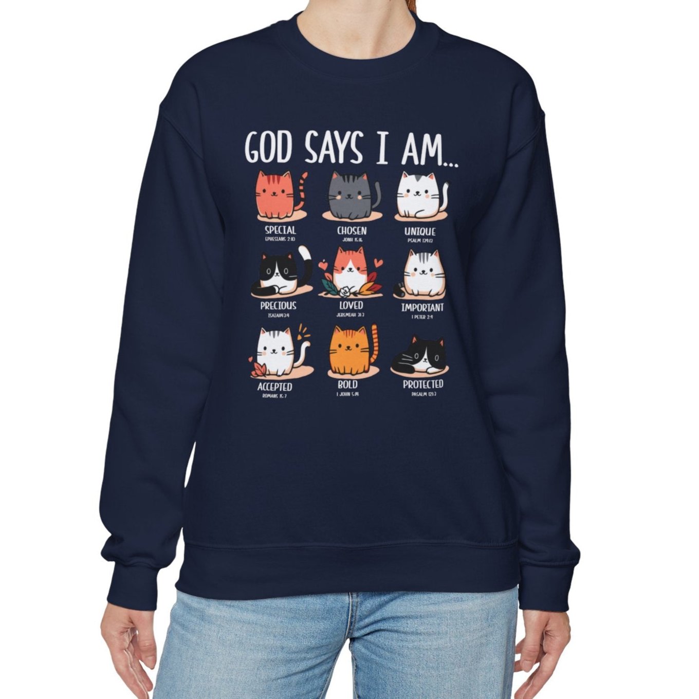 God says I am… inspirational sweatshirt - Kim’s Signature Beauty & Accessories    
