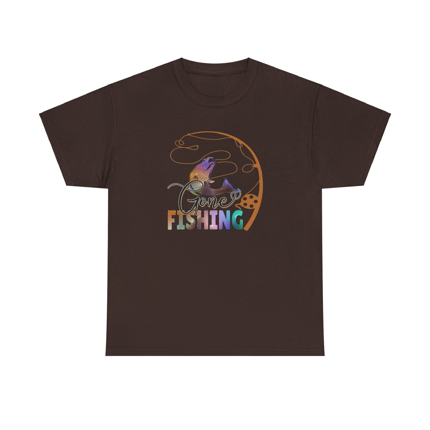 Gone Fishing Cotton Tee - Kim’s Signature Beauty & Accessories    