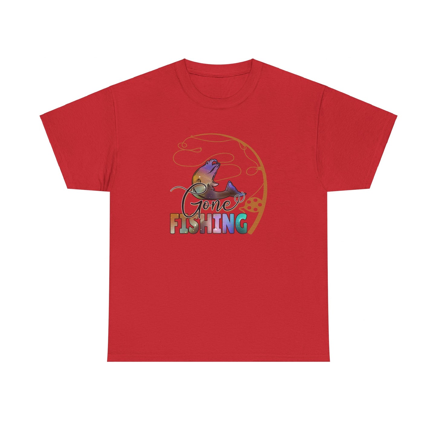 Gone Fishing Cotton Tee - Kim’s Signature Beauty & Accessories    