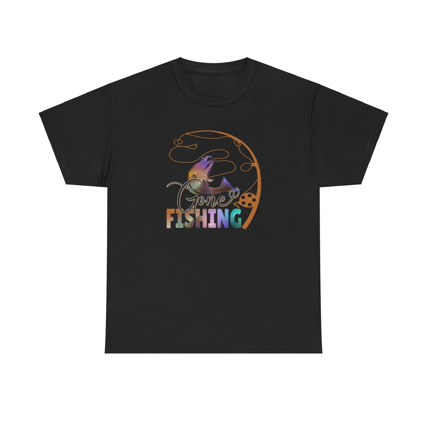 Gone Fishing Cotton Tee - Kim’s Signature Beauty & Accessories    