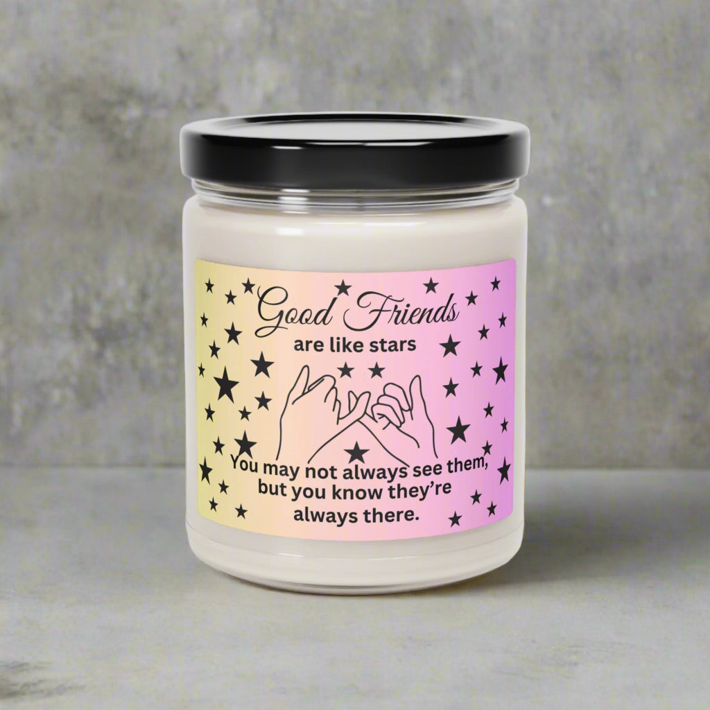 Good Friends Scented Soy Candle, 9oz - Kim’s Signature Beauty & Accessories    