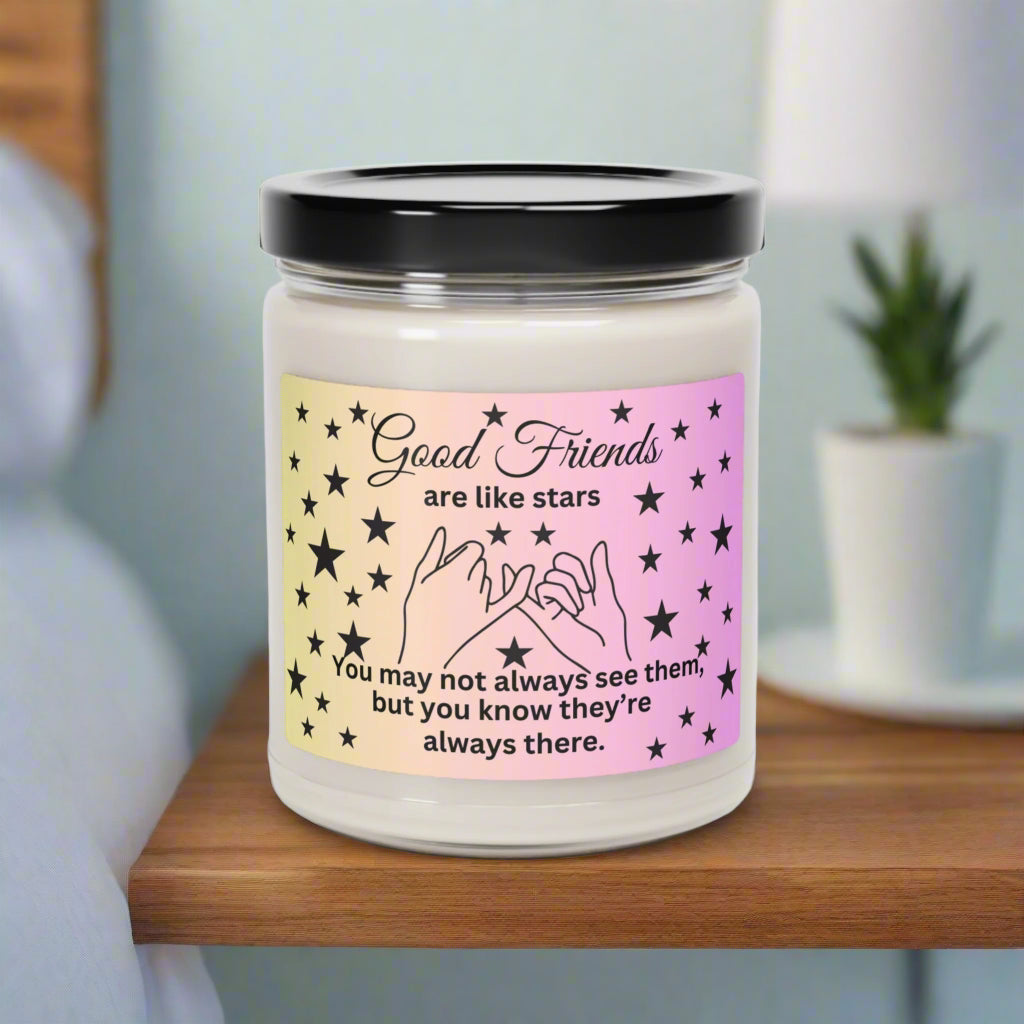 Good Friends Scented Soy Candle, 9oz - Kim’s Signature Beauty & Accessories    