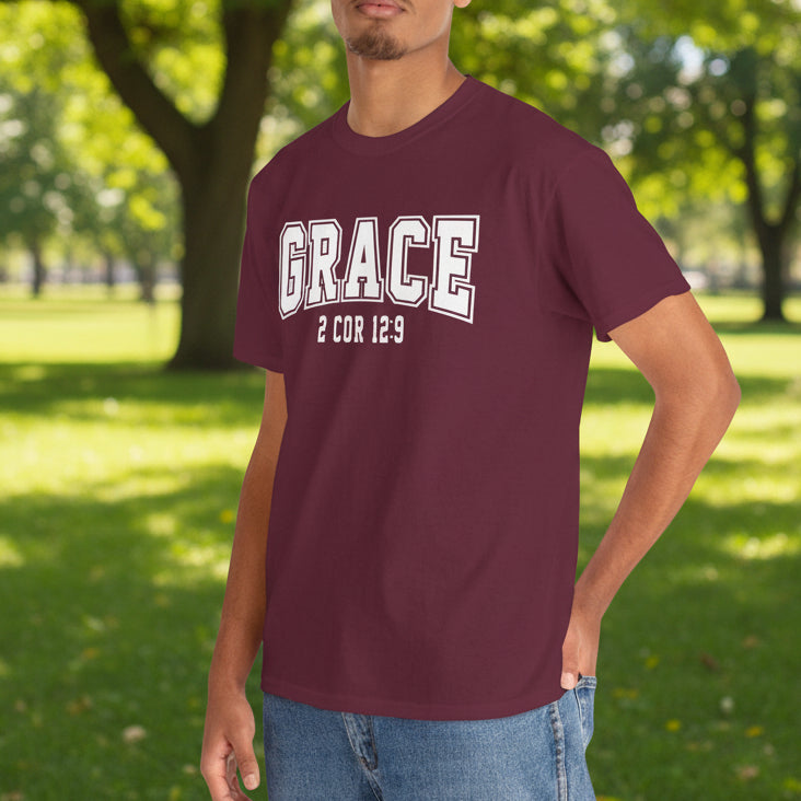 Grace 2 Corinthians 12:9 Christian T-Shirt - Kim’s Signature Beauty & Accessories