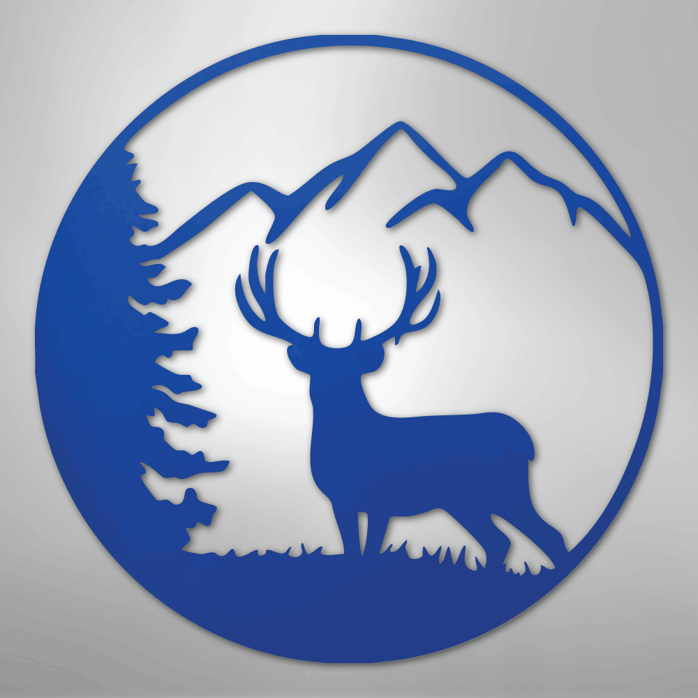 Graceful Deer - Steel Sign - Kim’s Signature Beauty & Accessories