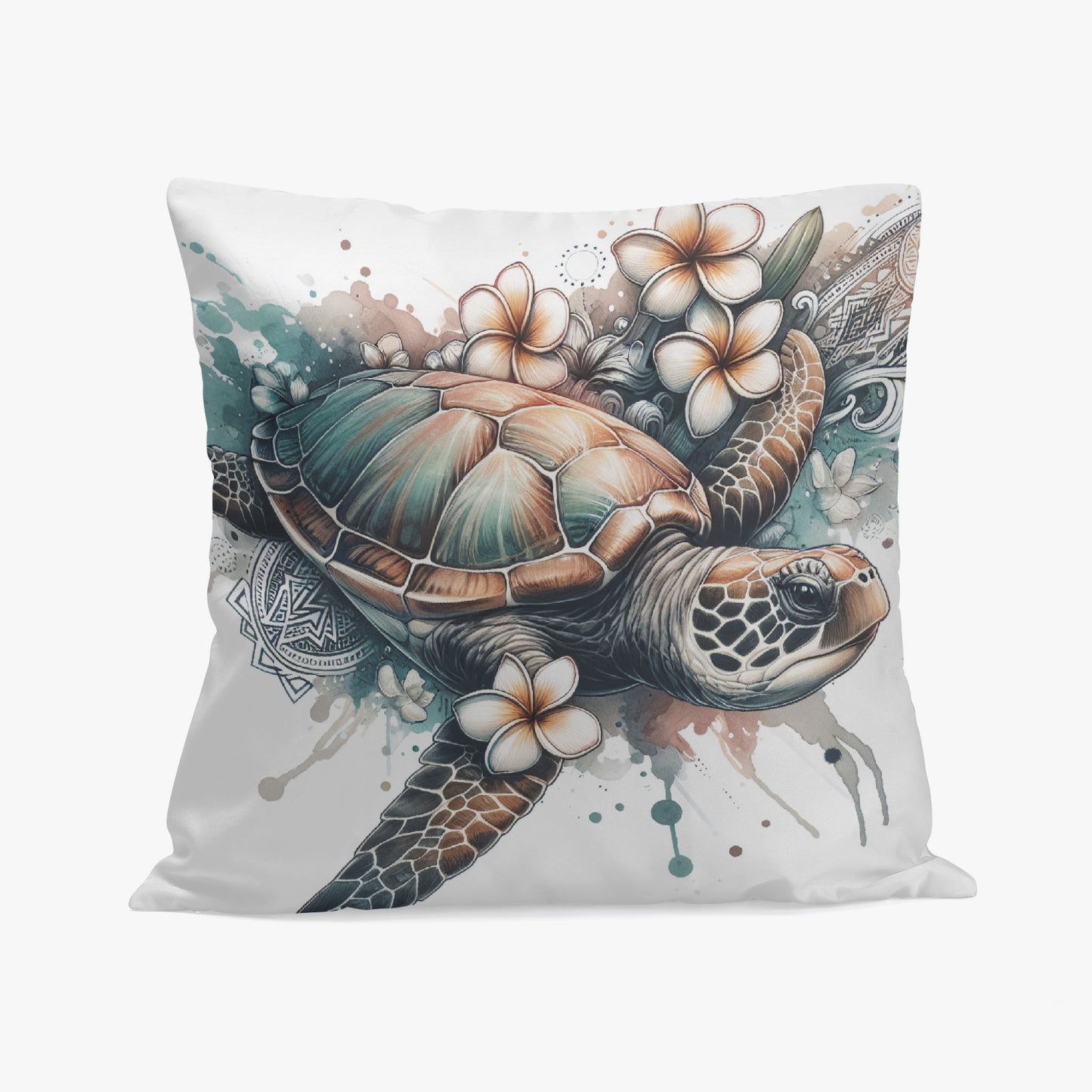 Graceful Sea Turtle Journey Pillow Cover - Kim’s Signature Beauty & Accessories    