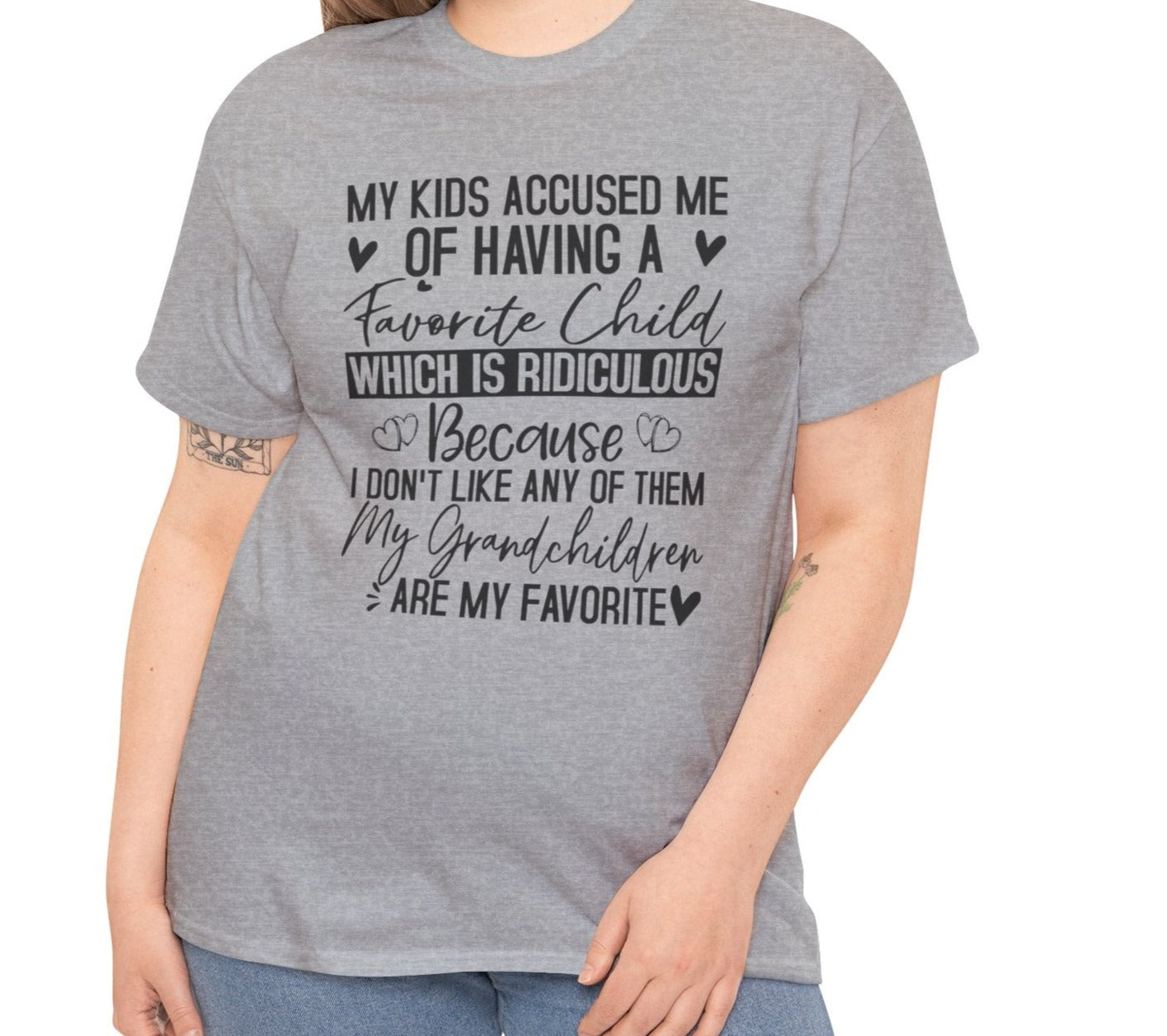 Grandchildren are My Favorite Tee - Kim’s Signature Beauty & Accessories    