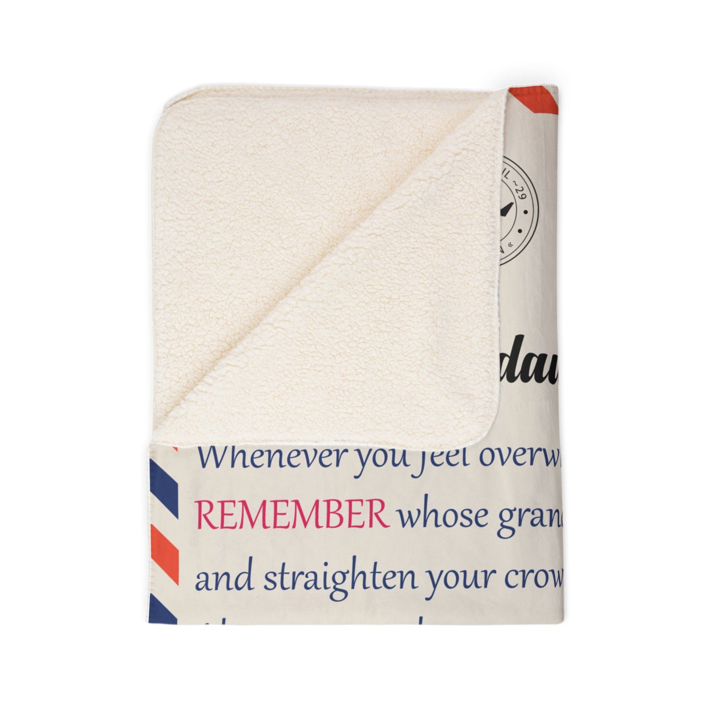 Granddaughter Fleece Blanket - Kim’s Signature Beauty & Accessories    