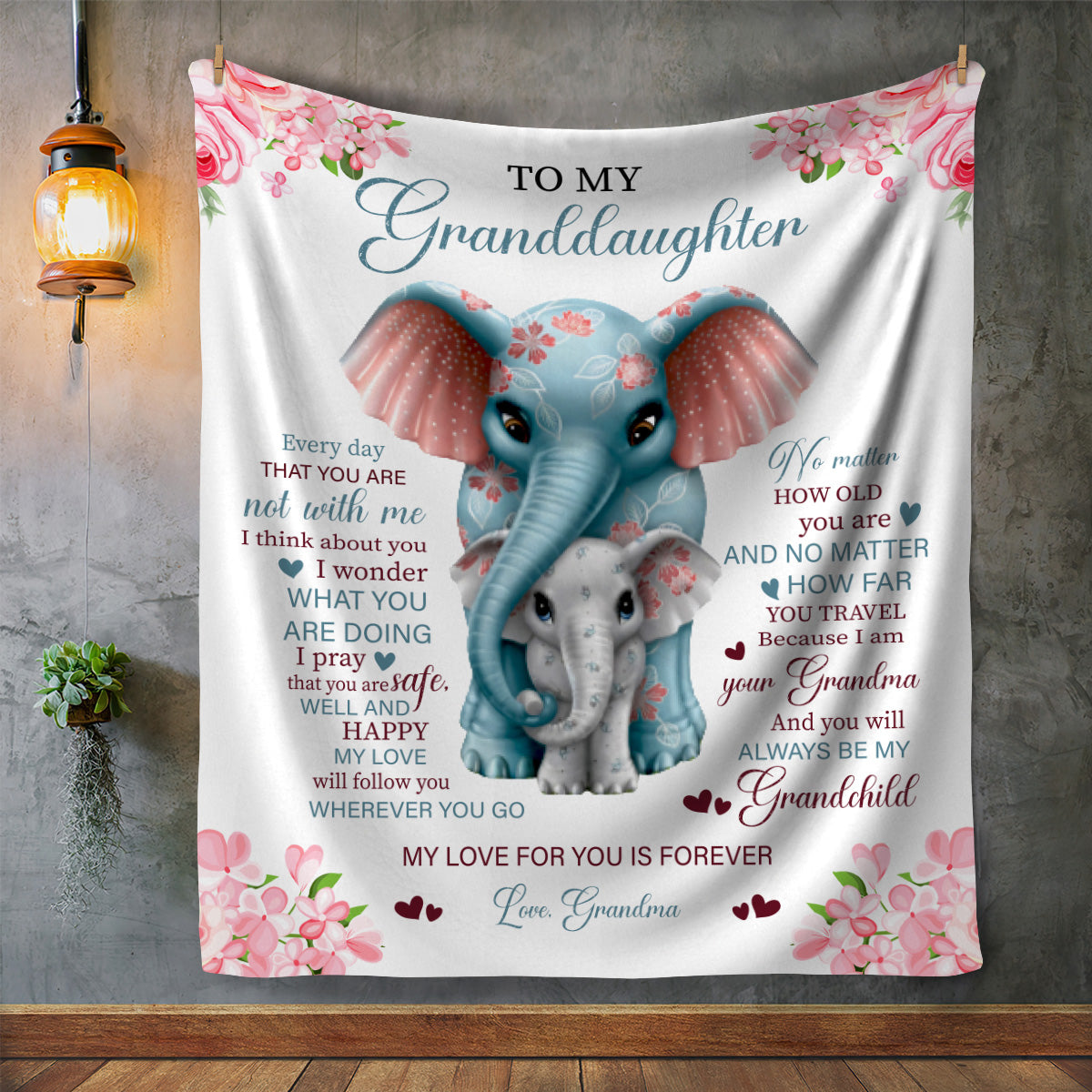Granddaughter, Love Grandma Blanket - Kim’s Signature Beauty & Accessories    
