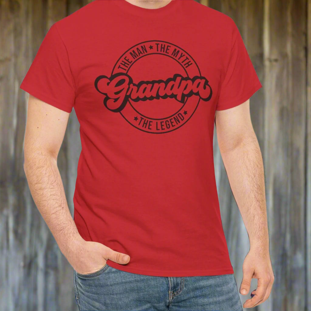 Grandpa: The Man, The Myth, The Legend Tee - Kim’s Signature Beauty & Accessories    