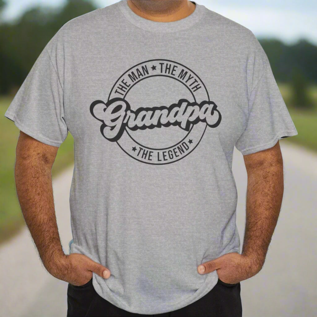 Grandpa: The Man, The Myth, The Legend Tee - Kim’s Signature Beauty & Accessories    