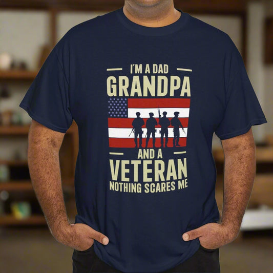 Grandpa Veteran |  Cotton Tee - Kim’s Signature Beauty & Accessories    